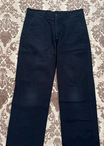 Erkek Lacivert Regular Fit Denim Pantolon