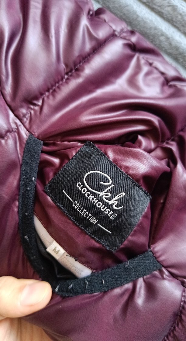 Bordo Kadın mevsimlik Mont - Görsel 3