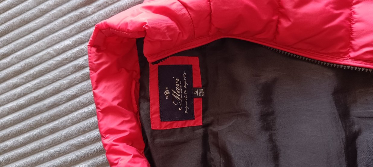 Kırmızı Kadın Şişme Yelek Fermuarlı orjinal mavi - Görsel 2