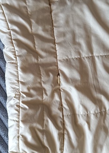 Bershka Bej Midi Kadın Kolsuz mevsimlik şişme yelek