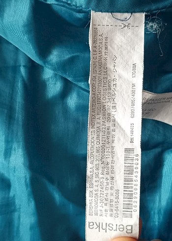 petrol mavi Kadın Kışlık Mont Fermuarlı - Görsel 4