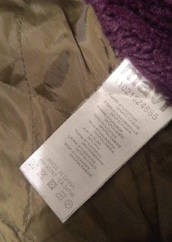 yeşil Kürklü Kadın Mont - Görsel 5