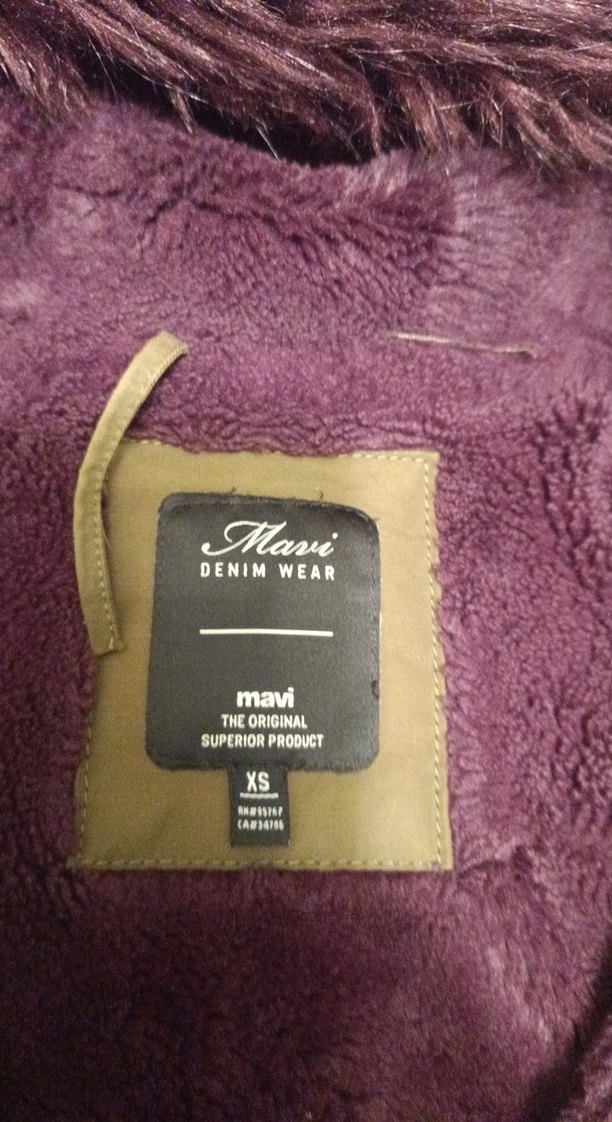 yeşil Kürklü Kadın Mont - Görsel 2