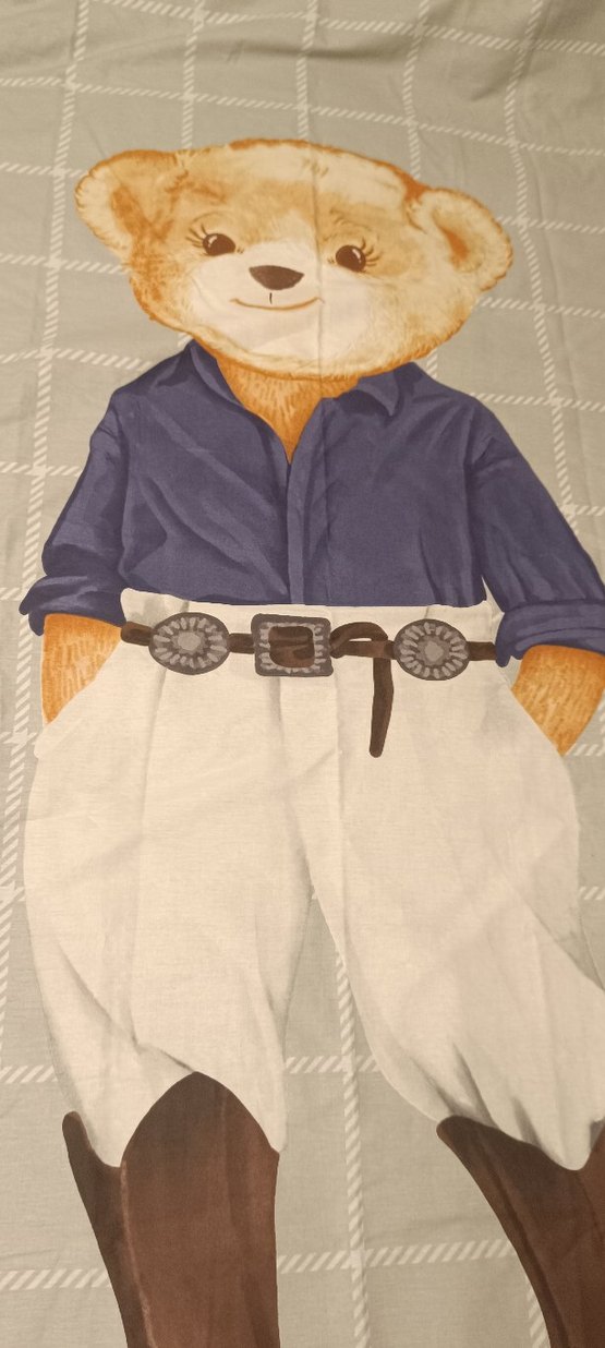 Kamuflaj Renkli Ayıcıklı Çocuk Halısı - Görsel 2