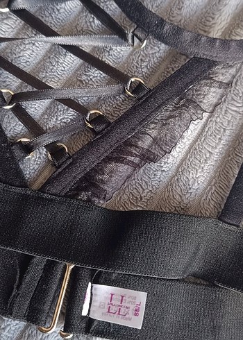 Victoria s Secret Siyah Gotik Mini Sütyen ve Külot Takımı