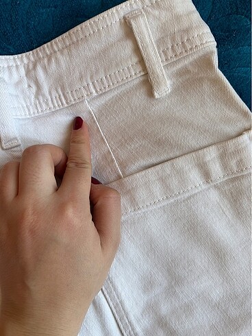 xs Beden beyaz Renk ZARA MARINE JEAN