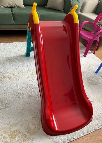 Renkli Kırmızı Çocuk Kaydırağı - Görsel 2