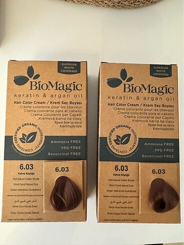 Biomagic 6.03 saç boyası