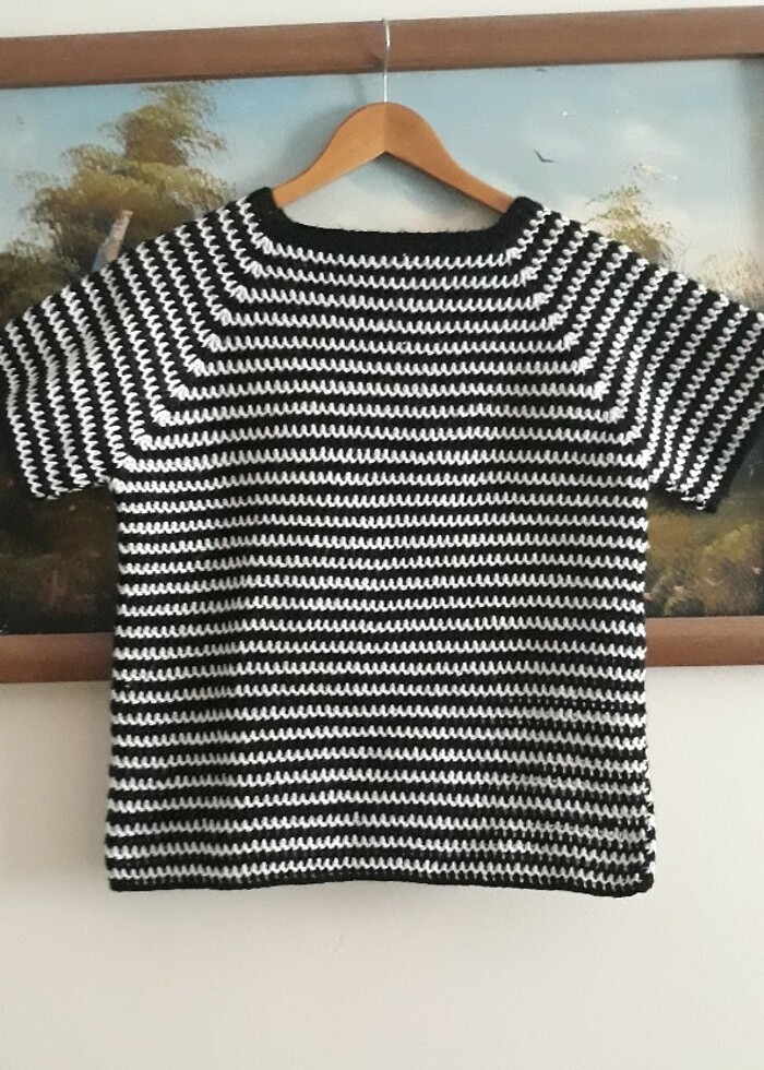 El örgü tişört - Görsel 2