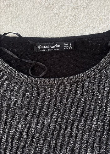 Simli Uzun Kollu Kadın bluz - Görsel 2