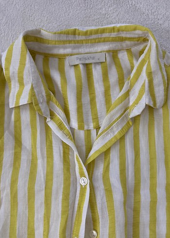 Sarı Çizgili Gömlek - Görsel 2