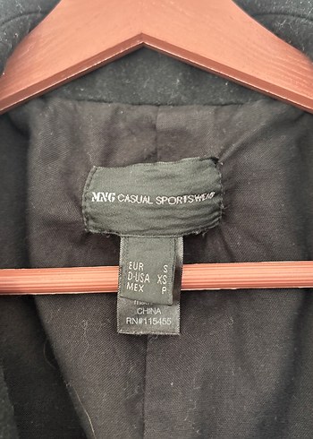 Siyah Fermuarlı Kemerli Kaban - Görsel 2