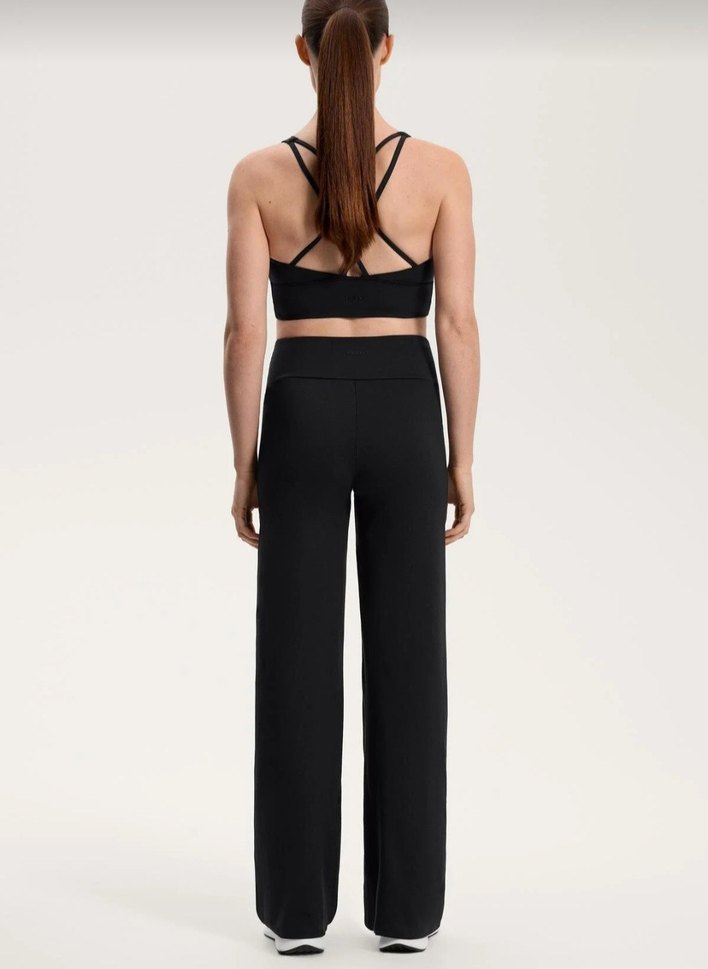 High Rise Comfort Düz Kesim Pantolon - Görsel 2