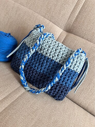 Trend Blue Crochet Bag