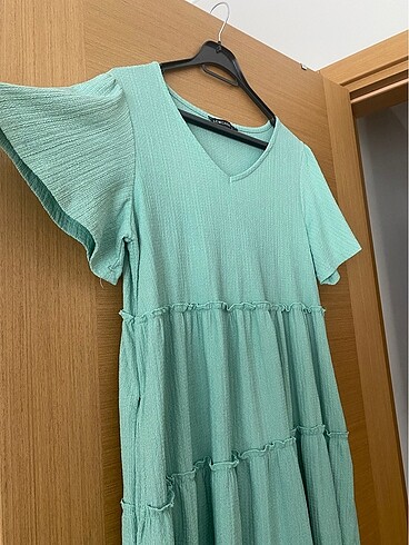 LC Waikiki Mint yeşili elbise
