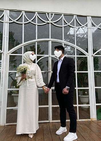 Tesettür nikah elbisesi 