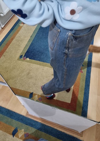 gold detaylı kot - Görsel 2