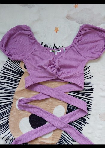 bağlamalı mini üst - Görsel 2