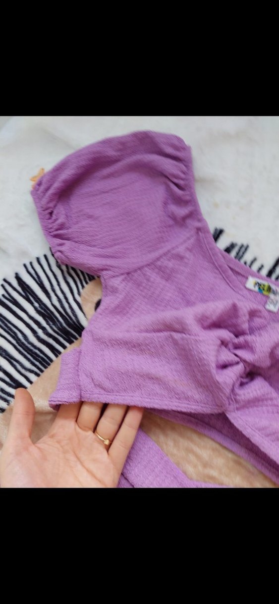 bağlamalı mini üst - Görsel 4