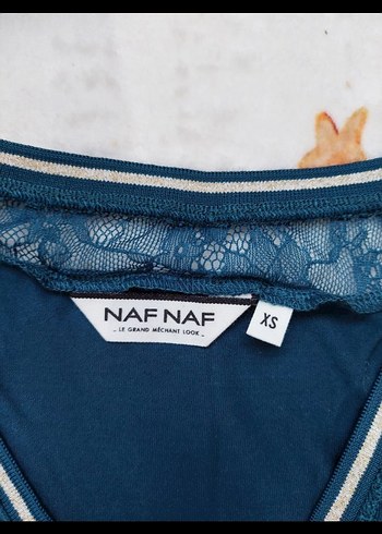 Dantel Detayl Kısa Kollu Bluz - Görsel 2