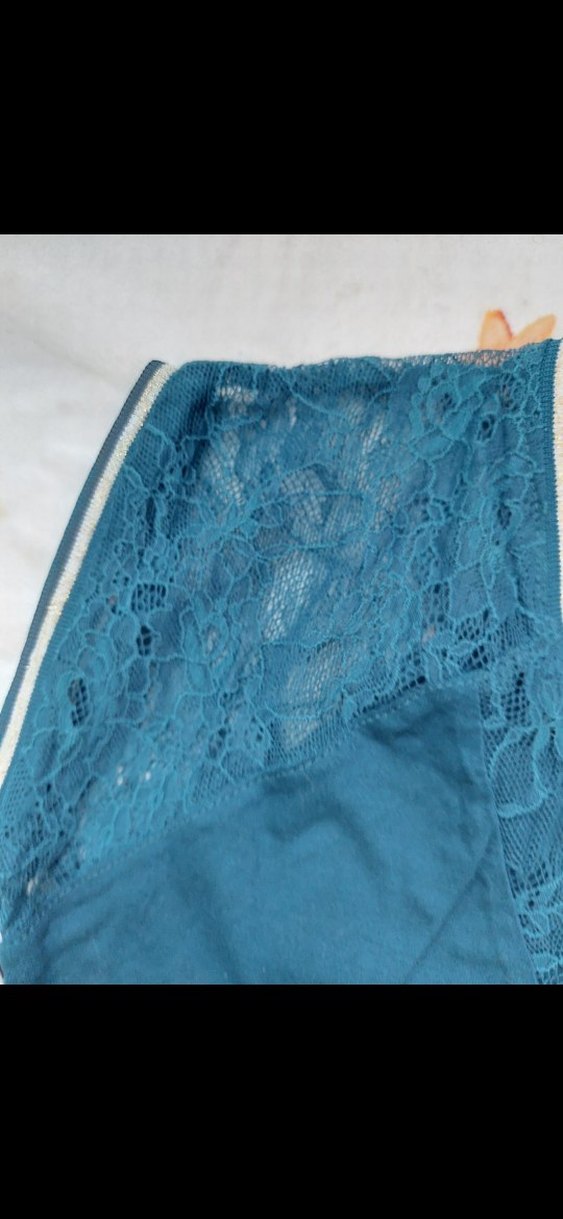 Dantel Detayl Kısa Kollu Bluz - Görsel 3