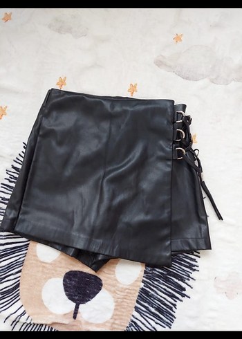 deri şort etek - Görsel 6