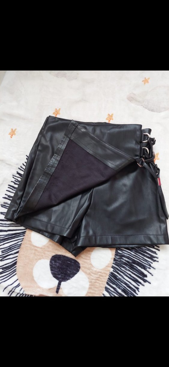 deri şort etek - Görsel 5