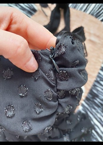 tül kumaşlı elbise - Görsel 3