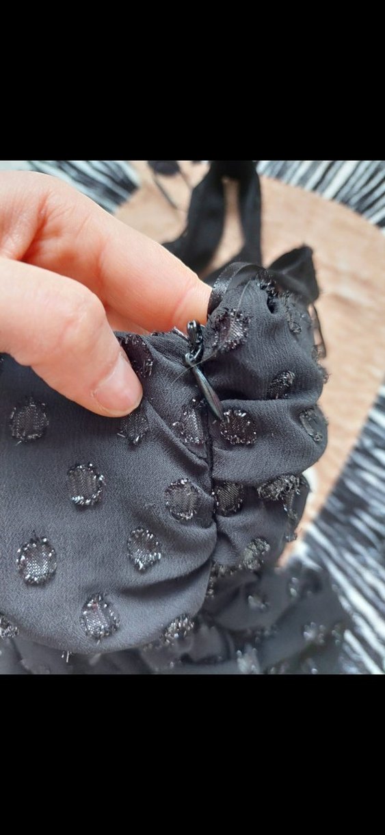 tül kumaşlı elbise - Görsel 3