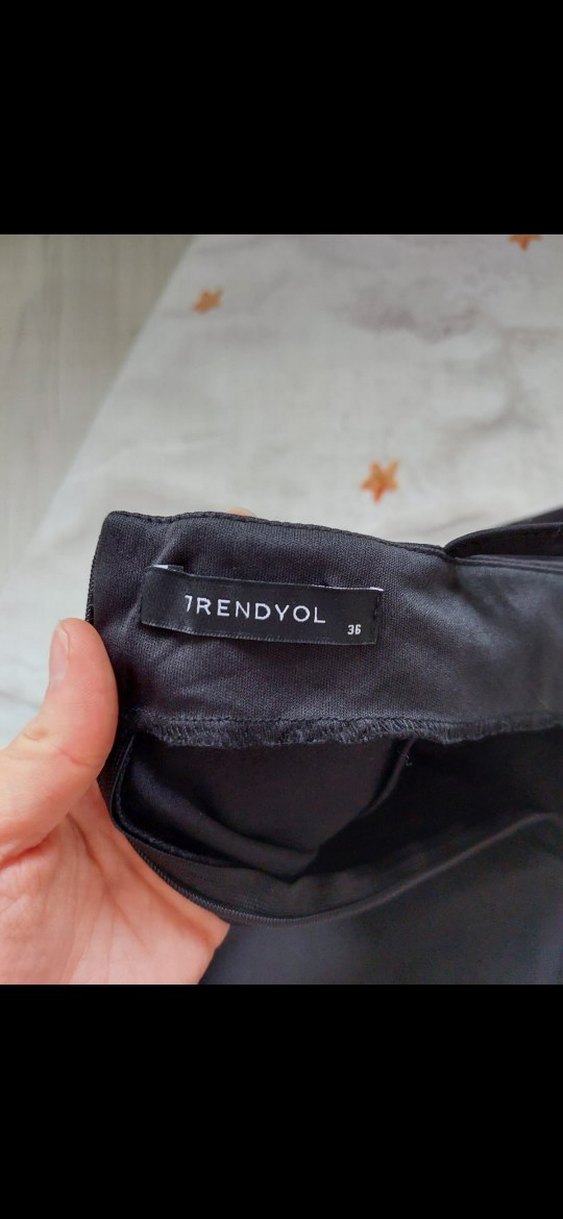 İnce Askılı Siyah Midi Elbise - Görsel 5