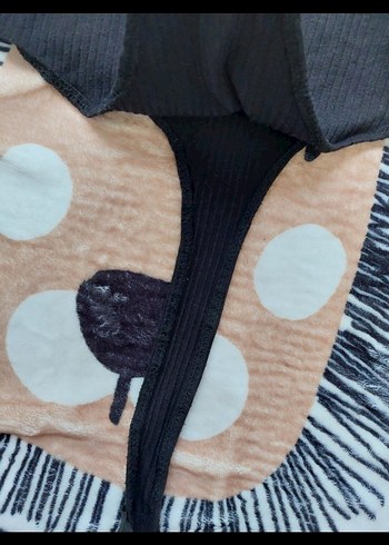 çıtçıtlı bluz dekolteli - Görsel 3