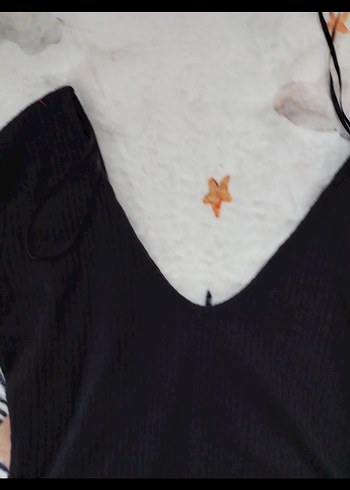 çıtçıtlı bluz dekolteli - Görsel 2