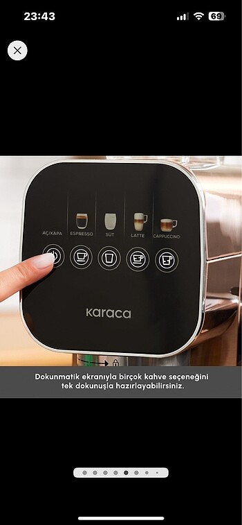  Beden Renk Karaca kahve makinası