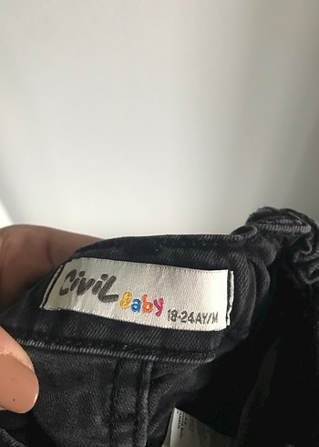 Erkek Çocuk Siyah Kot Pantolon