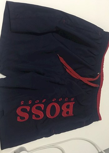 BOSS Lacivert Mini Erkek Yüzme Şortu - Görsel 2