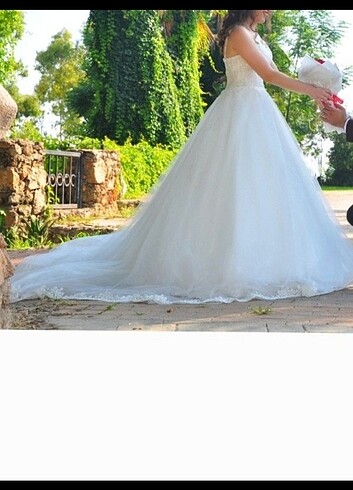 Prenses model gelinlik