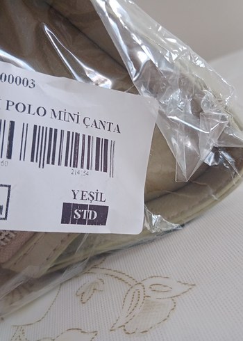 Beden Manuka yeşil deri polo mini çanta