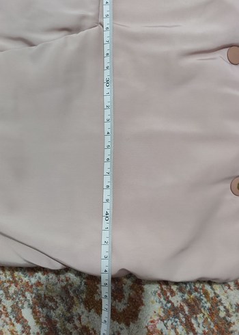 pudra rengi çocuk mont zara - Görsel 2