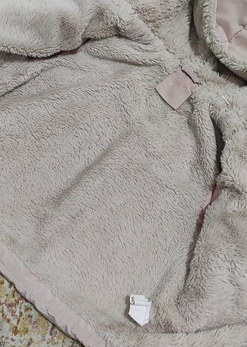 pudra rengi çocuk mont zara - Görsel 6