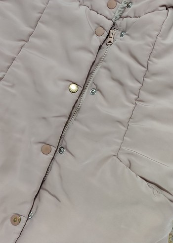 pudra rengi çocuk mont zara - Görsel 5