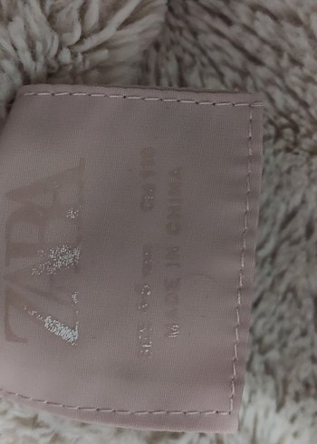 pudra rengi çocuk mont zara - Görsel 3