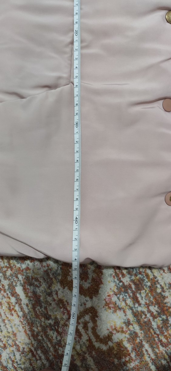 pudra rengi çocuk mont zara - Görsel 2