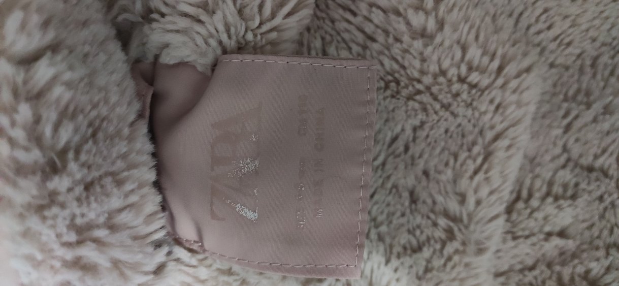 pudra rengi çocuk mont zara - Görsel 3