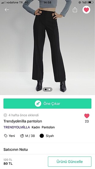 Trendyolmilla pantolon