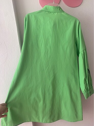 s Beden yeşil Renk Bayan tunik gömlek