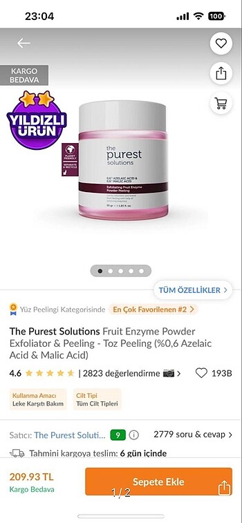 The purest solutions enzim peeling