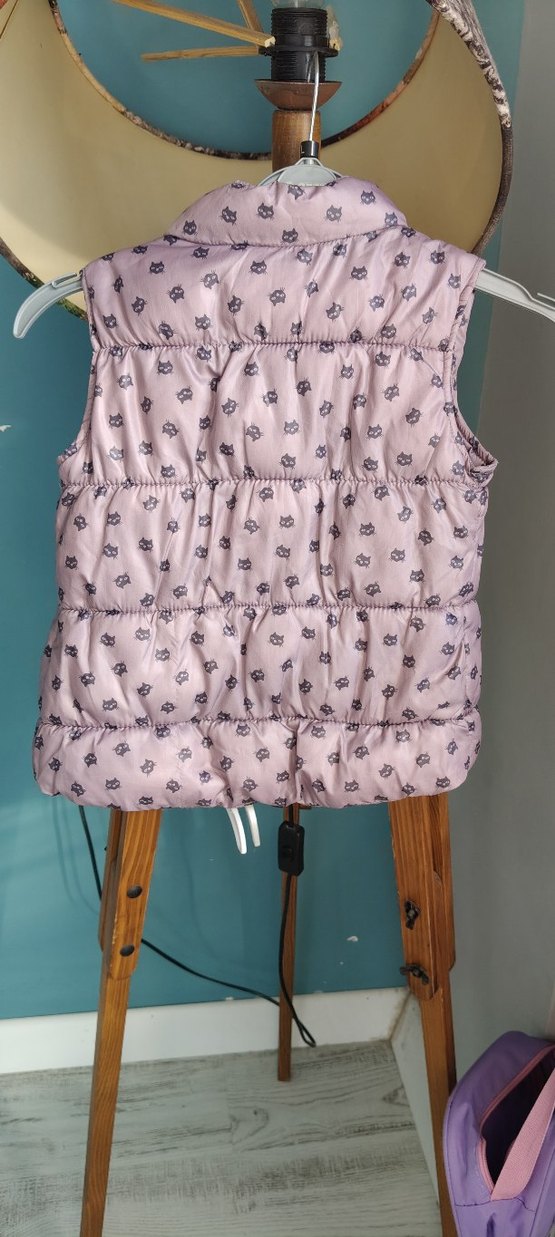 Kızlar için Pembe Desenli Şişme Yelek - Görsel 3