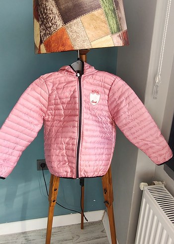 Kız Çocuk Pembe Fermuarlı Mont - Görsel 2