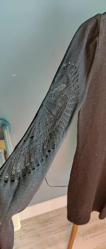 Koton dantel detaylı triko elbise  - Görsel 3