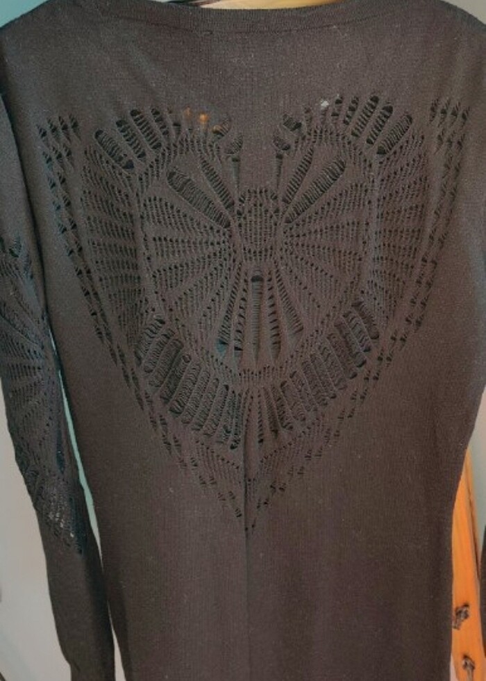 Koton dantel detaylı triko elbise  - Görsel 4